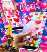 Paris love live wallpaper screenshot 6