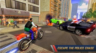 City Gangster Motor Bike Chase 2019 screenshot 1