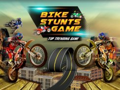 Bike Stunts Permainan screenshot 0