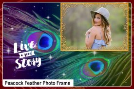 Peacock Feather Photo Frame screenshot 2