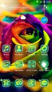 Colorful Rose APUS Launcher theme screenshot 0