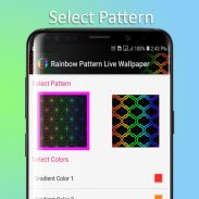 Rainbow Pattern Live Wallpaper : FREE screenshot 3