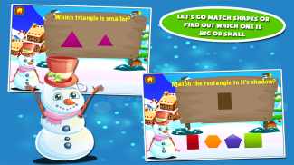 Snowman préscolaire Math Games screenshot 3