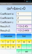 المعادلة التربيعية حلالا screenshot 3