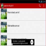 Guide fifa 2017 screenshot 1