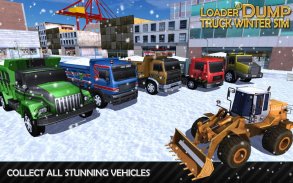 Loader & Dump Truck Winter SIM screenshot 0