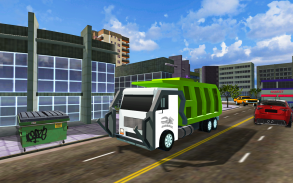 Trash Cleaner Truck Simulator screenshot 2