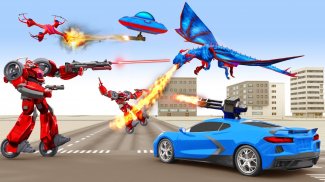 Robot Hero Transform Car Games screenshot 7