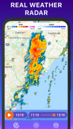 RAIN RADAR - radar météorologique animé prévisions screenshot 2