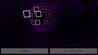 Infinity Parallax Squares 3D Live Wallpaper screenshot 1