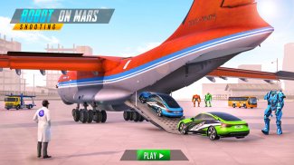 Mars Battle: Bus Robot Game 3D screenshot 1