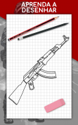 Como desenhar armas passo a passo screenshot 23