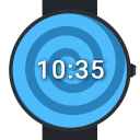 Animated Spiral Watch Face