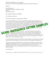 Reference Letter Samples screenshot 12