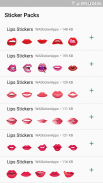 Lips Stickers - WAStickerApps screenshot 0