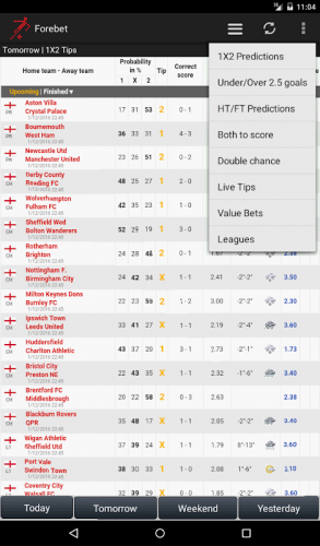 Football Predictions Forebet 1 96 Download Android Apk Aptoide [ 500 x 293 Pixel ]