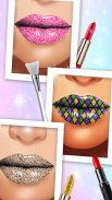 Lip Art Makeup Beauty Game - L screenshot 1