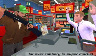 Supermarket Robbery Crime City: FPS Shooting Games screenshot 10