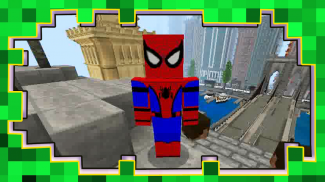 Homem-Aranha Minecraft Jogo screenshot 2