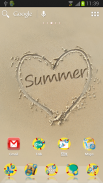 Summer Sand Theme for ADW screenshot 0