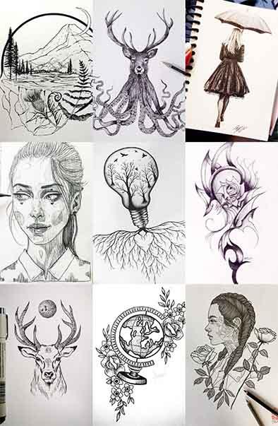 creative drawing ideas