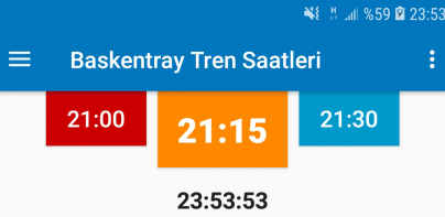 Başkentray Tren Saatleri