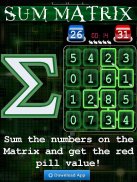 Sum Matrix Numbers Puzzle screenshot 0