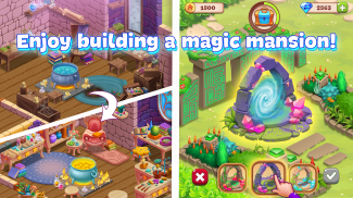 Charms of the Witch: Mystery Magic Match 3 Game screenshot 3