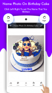 Name Photo On Birthday Cake screenshot 3