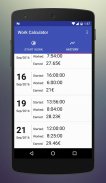 Work Calculator screenshot 1