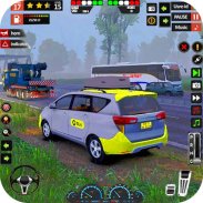 City Taxi Driving Car Games 3D screenshot 6