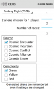 Cosmic Encounter Race Selector screenshot 0