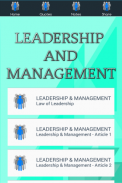 Leadership and Management screenshot 1