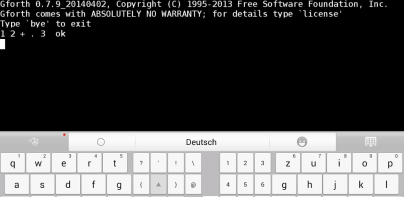 gforth - GNU Forth for Android