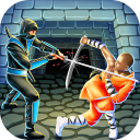 Ninja Warrior Sword Fighting Icon