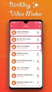 Birthday Video Maker With Song And Name screenshot 2