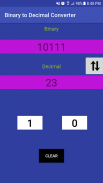 Binary to Decimal Converter screenshot 0