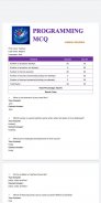 Programming MCQ App screenshot 0