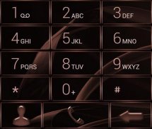 Dialer MetalGate Bronze Skin screenshot 3