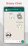 Cute & Funny Cat Sticker for WhatsApp WAStickerApp screenshot 8