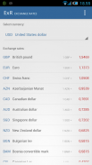 Exchange rates ExR screenshot 3