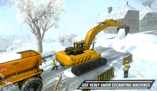 City Heavy Snow Excavator Simulator 3D screenshot 10