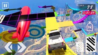 Mega Ramp Pickup Truck Simulator Impossible Stunts screenshot 0