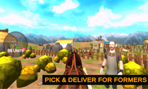 Horse Cart Carriage Game 3D screenshot 14