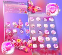 Flower Butterfly LauncherTheme screenshot 1