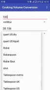 cooking volume conversion:teaspoon milliliter screenshot 4