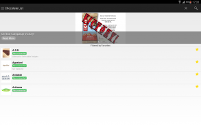 Chocolate List screenshot 2
