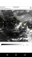 Satellite weather map of India screenshot 1