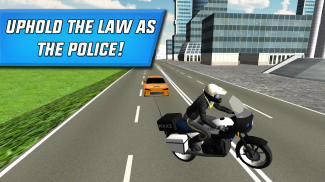 Police Motorbike City Driving screenshot 3