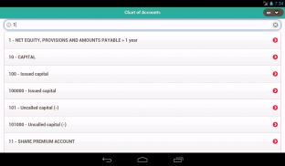 Belgian Chart of Accounts screenshot 0